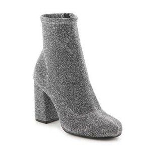 MIA Silver Metallic Valencia Booties